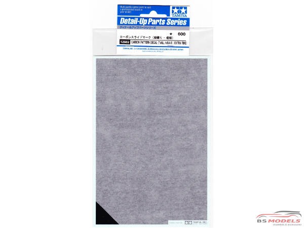 Twill Weave/Extra Fine For 1/12 1/24 Model Car Tamiya 12682 Carbon Pattern Decal 
