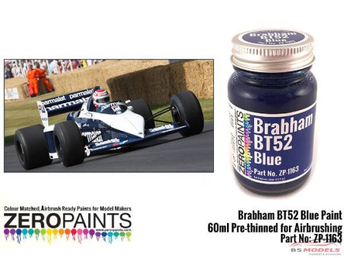 ZP1163 Brabham BT52  Blue  paint  60 ml Paint Material