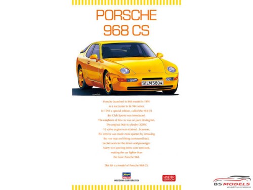 HAS20317 Porsche 968 CS Plastic Kit