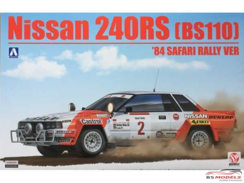 BEE24014 Nissan 240 RS (BS110) Safari rally 1984 Plastic Kit