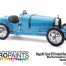 ZP1650 Bugatti Type 35 French Racing Blue Paint 60ml Paint Material