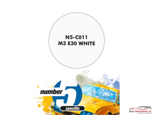N5C011 M3 E30 White Paint Material