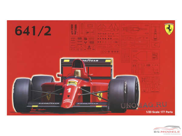 FUJ09214 Ferrari 641/2  Mexico - France GP (GP-26) Plastic Kit