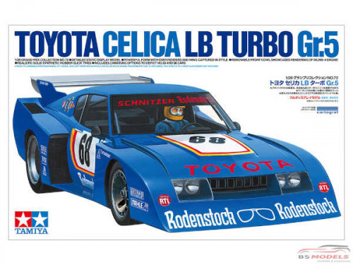 TAM20072 Toyota Celica LB Turbo Plastic Kit
